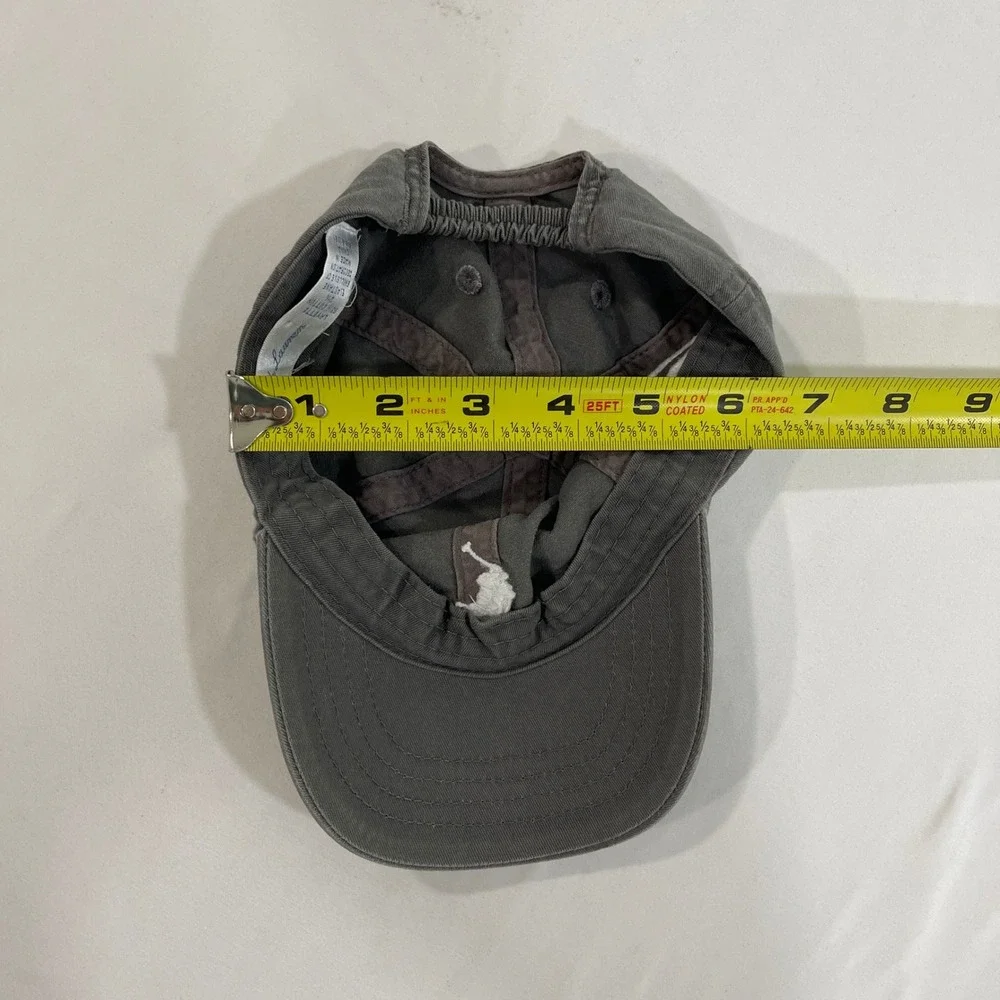 Ralph Lauren‎ Polo Chino Baseball Cap Toddler Gray Big Pony 3 | Preppy Classic